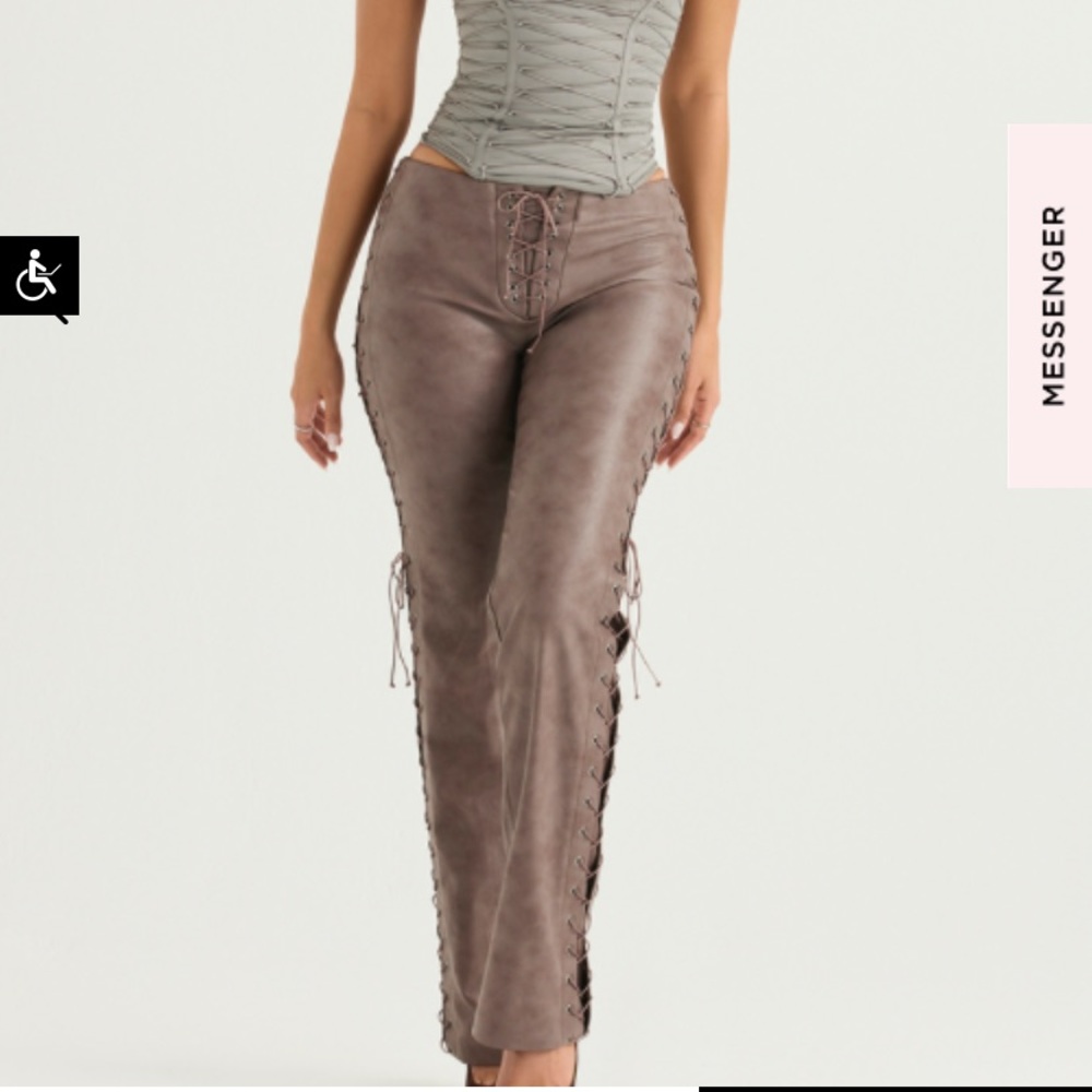 House of CB Drew lace-up Pants